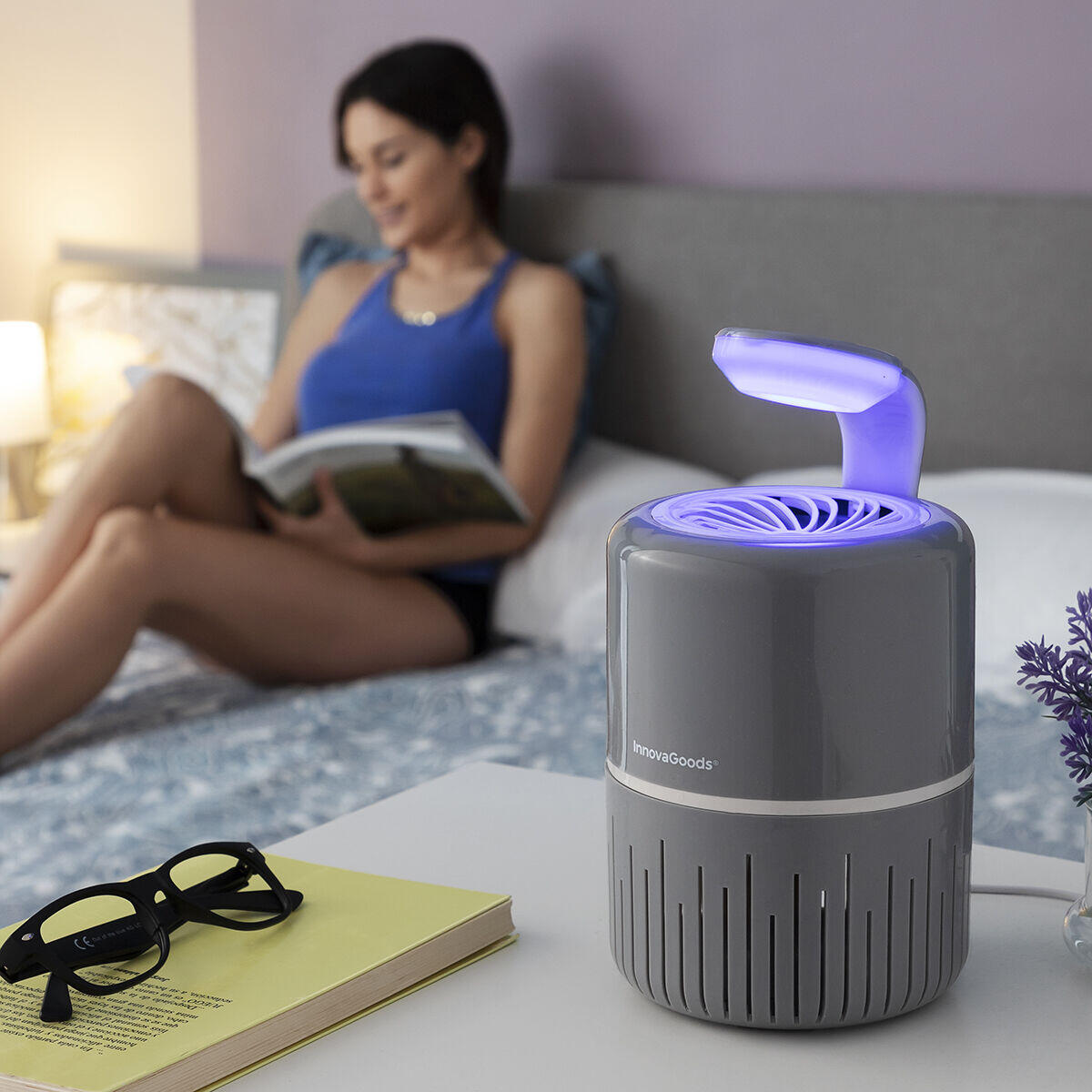 Lâmpada repelente de mosquitos por sucção KL Drain InnovaGoods
