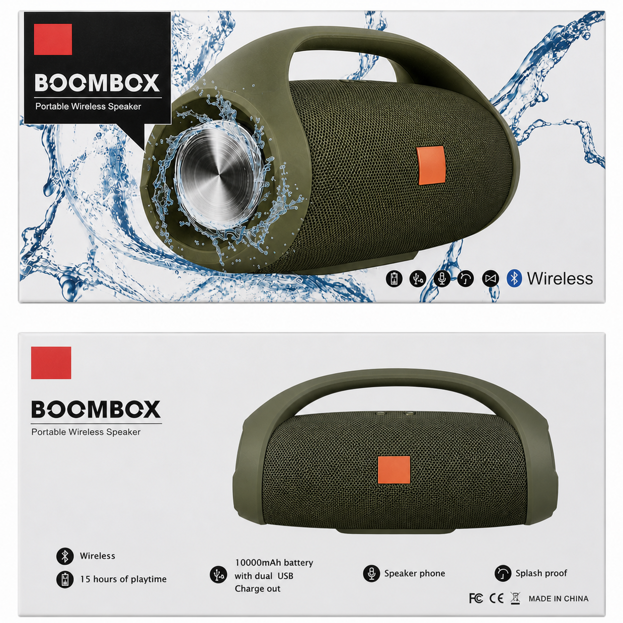 Altavoz Blueetoth Boombox