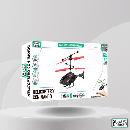 Helicóptero con mando