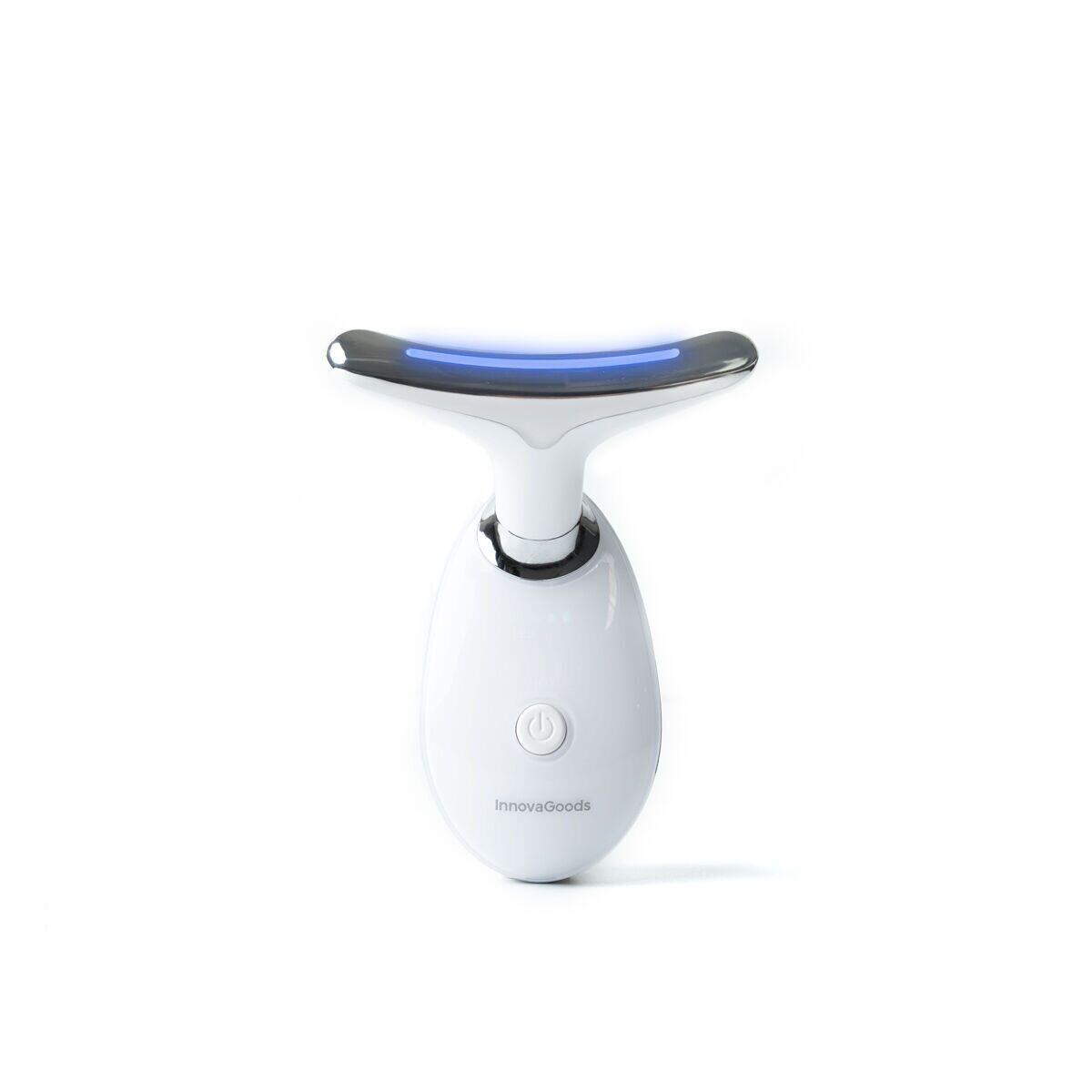 Masajeador Facial Eléctrico Reafirmante para Cara y Cuello con LED, EMS y Calor Selora InnovaGoods