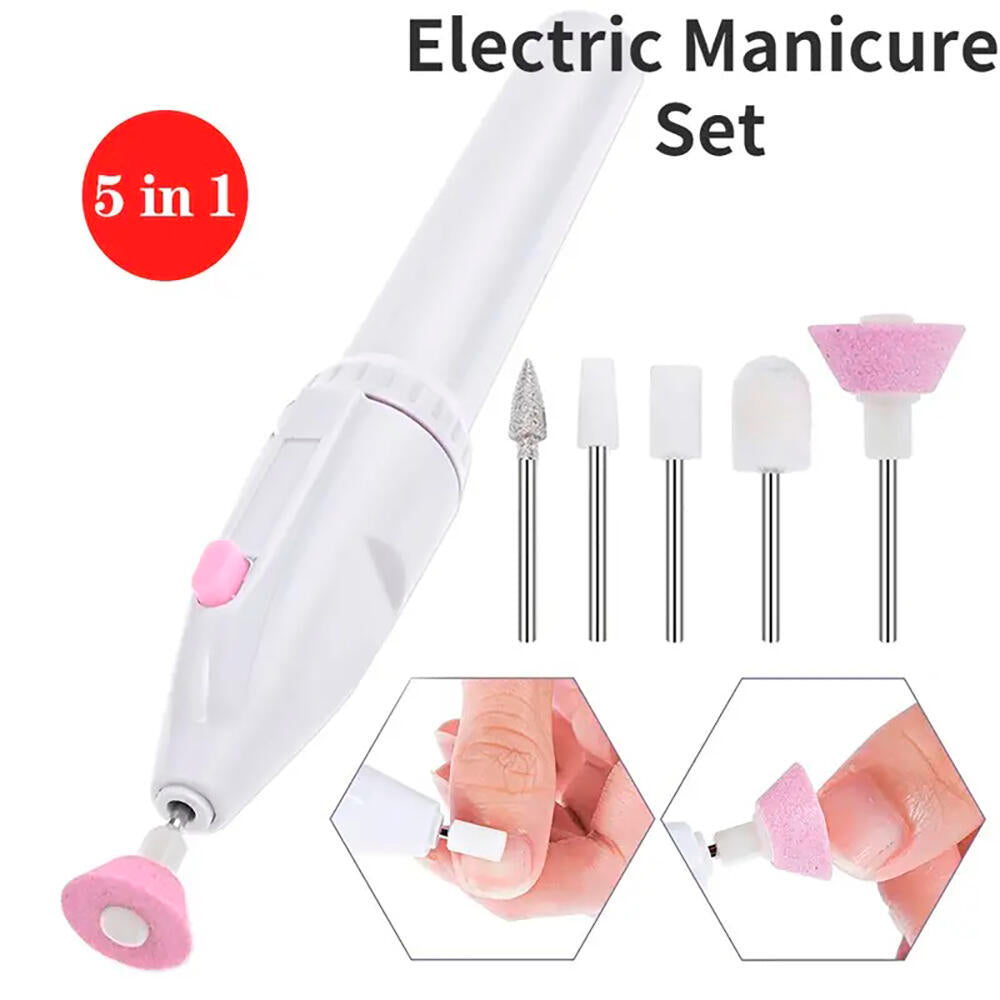 Conjunto de manicure elétrica profissional 5 em 1 