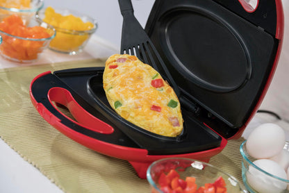 Sanduicheira antiaderente de dupla função para criar receitas rápidas e saudáveis. 