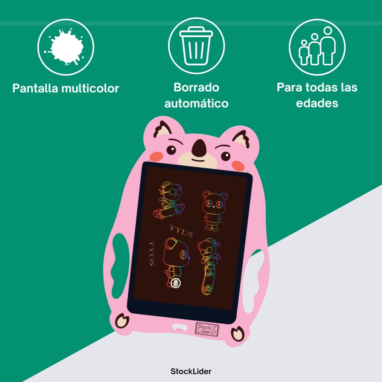 Pizarra mágica LCD 9 pulgadas