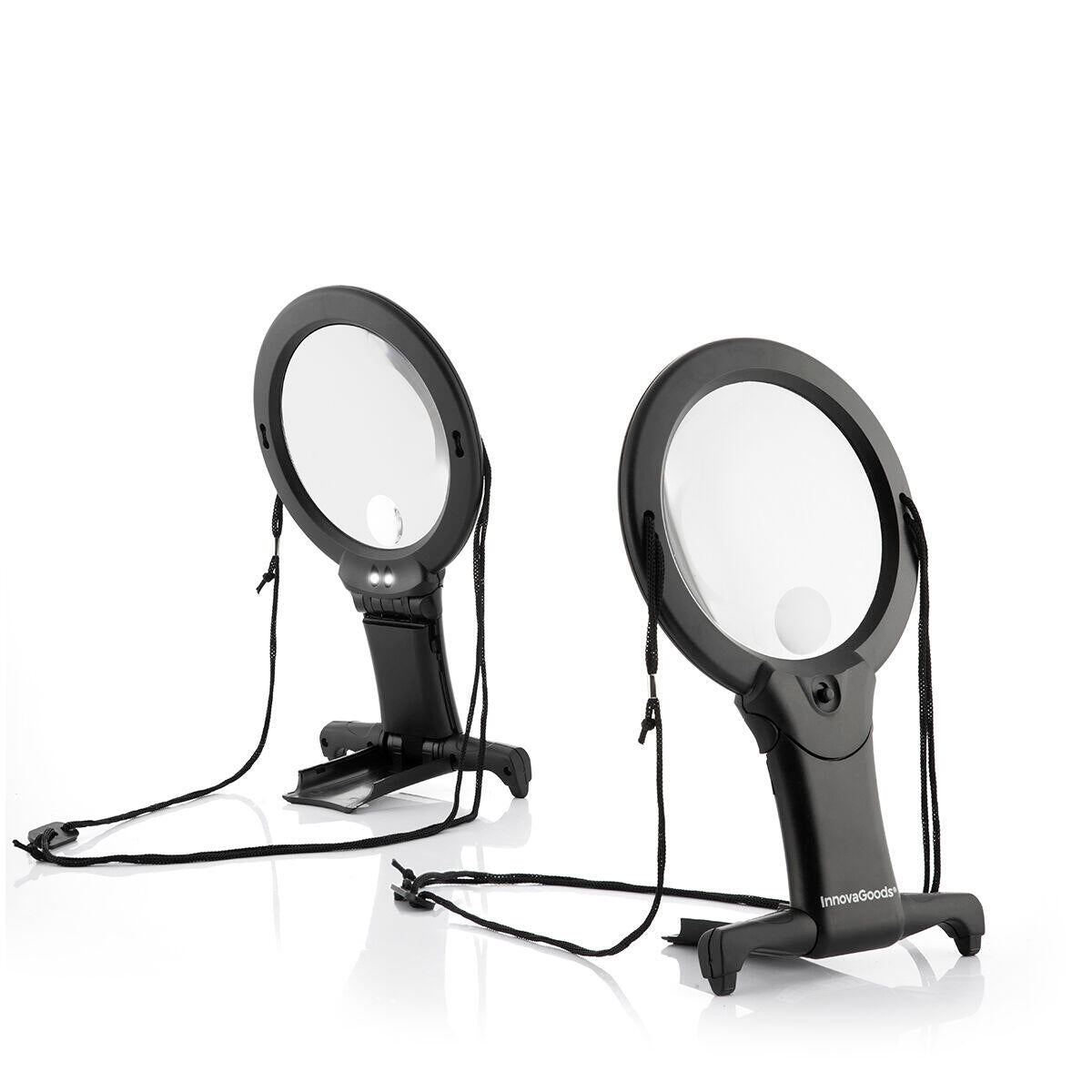 Lupa de mão livre Zooled InnovaGoods com luz LED 