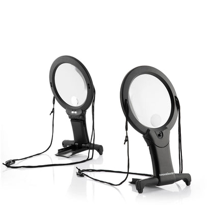 Lupa de mão livre Zooled InnovaGoods com luz LED 