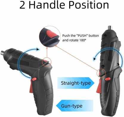 Aparafusadora elétrica multifuncional 