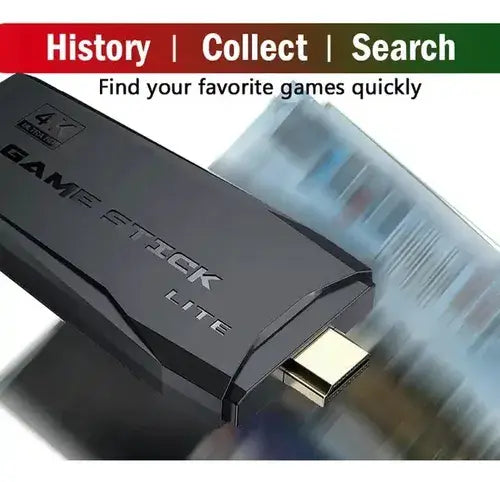 Game Stick 4K – Retro Gaming en Alta Definición +20.000 Juegos Preinstalados