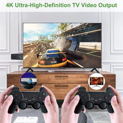 Consola juego 4k ultra hd game stick con más de 5.000 juegos integrados