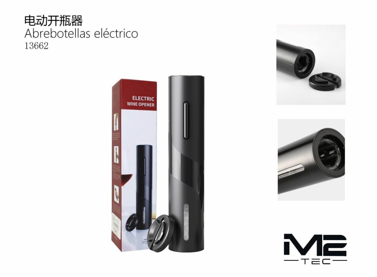 Conjunto Premium de Abridor de Vinho Elétrico Automático 