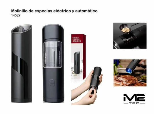 Molinillo de Especias Eléctrico Automático – Precisión y Sabor al Instante