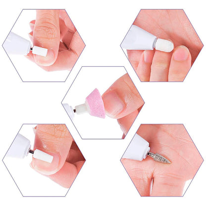 Conjunto de manicure elétrica profissional 5 em 1 