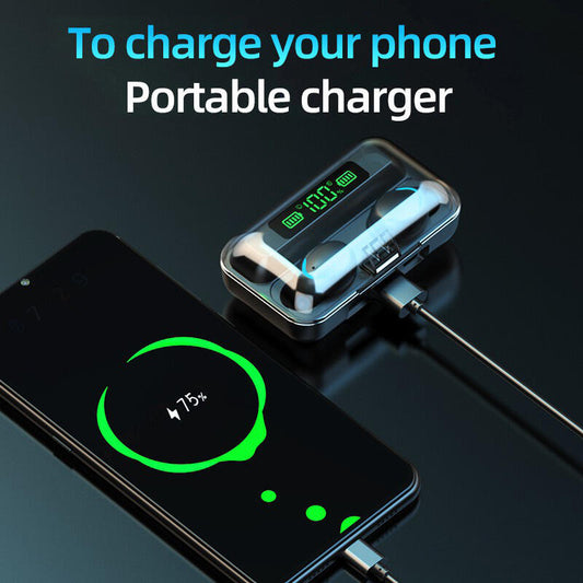 Auriculares inalámbricos F9 LED