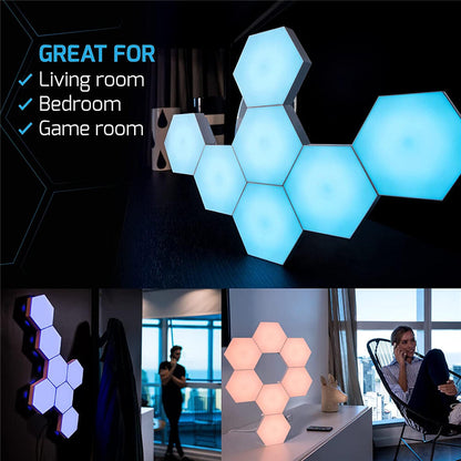 SET DE 3 LUCES DE LED COLORES CON MANDO