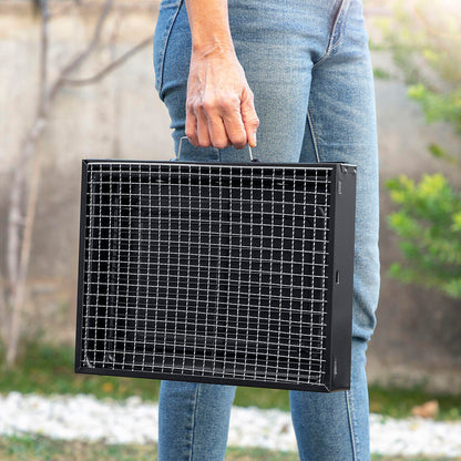 Grelhador portátil dobrável a carvão BearBQ InnovaGoods 