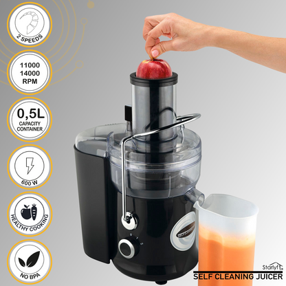 Extrator de sumo com função de autolimpeza 