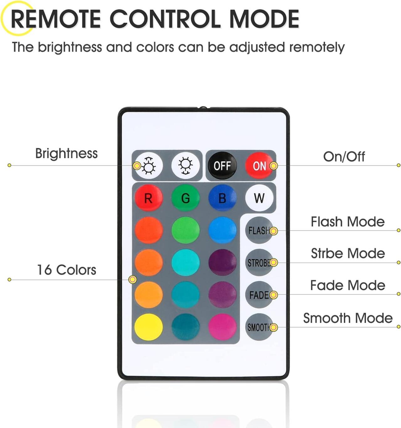 Lámpara táctil multicolor